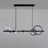 Long Magic Bean Glass Dining Chandelier