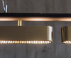 Minimalist long strip chandelier