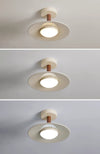 Retro creative flying saucer corridor balcony ceiling lamp