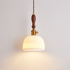 Wabi-sabi style bedroom bedside ceramic chandelier