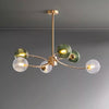 Nordic creative magic beans glass chandelier