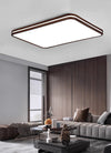 Solid wood LED ceiling light