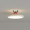 Simple cream style round LED ceiling lamp