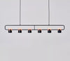 Nordic creative long strip dining pendant light