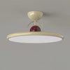 Cream style bedroom flying saucer ceiling lamp