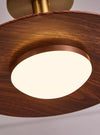 Retro creative flying saucer corridor balcony ceiling lamp