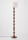French medieval retro solid wood decorative atmosphere floor lamp
