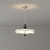 Cream style walnut grain dining room pendant light