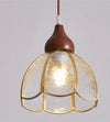 Wabi-sabi style bedroom bedside French glass restaurant small chandelier