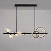 Long Magic Bean Glass Dining Chandelier