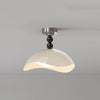 Medieval style eggshell bedroom ceiling lamp