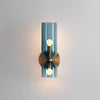 Creative aisle background wall glass wall lamp