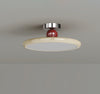 Simple cream style round LED ceiling lamp