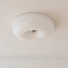 French style cream wind glass ceiling light