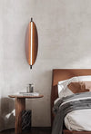 Creative Leaves walnut wood grain wall lamp