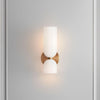 Creative aisle background wall glass wall lamp