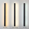 Black strip LED courtyard aisle wall light