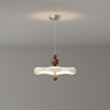 Cream style walnut grain dining room pendant light