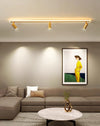 Modern simple long strip LED restaurant ceiling light