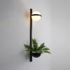 Nordic green plant outdoor corridor wall lamp