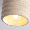 Natural yellow travertine aisle ceiling lamp