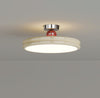 Simple cream style round LED ceiling lamp