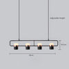 Nordic creative long strip dining pendant light