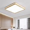 Solid wood LED ceiling light