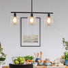 Retro three head restaurant bar chandelier