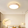 Solid wood LED ceiling light