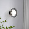 Italian style minimalist glass entrance corridor background wall lamp