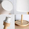 Japanese style solid wood bedside table lamp