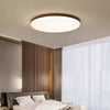 Ultra-thin solid wood LED ceiling light