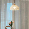 Original wood cream style rattan chandelier