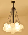 Cream Bubble Ball Chandelier