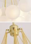 Cream Bubble Ball Chandelier