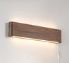 Walnut LED Wall Light