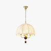 French retro style solid wood chandelier