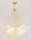 Cream Bubble Ball Chandelier