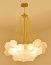 Cream Bubble Ball Chandelier