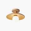 Japanese solid wood corridor aisle ceiling lamp