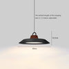 Vintage bucket hat pendant lamp