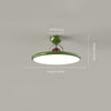 Cream style bedroom flying saucer ceiling lamp