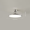 Cream style bedroom flying saucer ceiling lamp