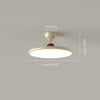 Cream style bedroom flying saucer ceiling lamp