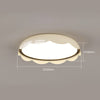 French cream style eggshell bedroom ceiling lamp