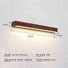 Nordic simple solid wood wall lamp