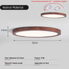 Japanese style solid wood LED ceiling lamp