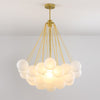 Cream Bubble Ball Chandelier