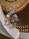 Creative glass cloud chandelier